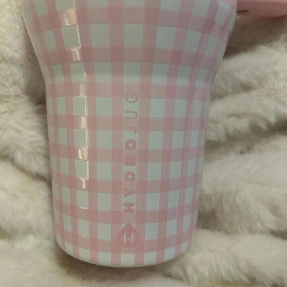 HydroJug Traveler 32 oz Pink Gingham BNWT - Picture 3 of 5